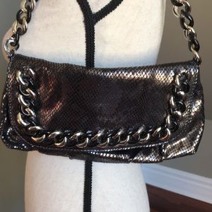 Authentic Michael Kors snake patter bag